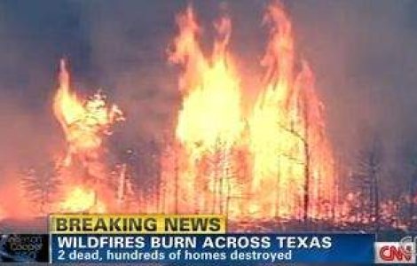  Video  Incendii devastatoare in Texas