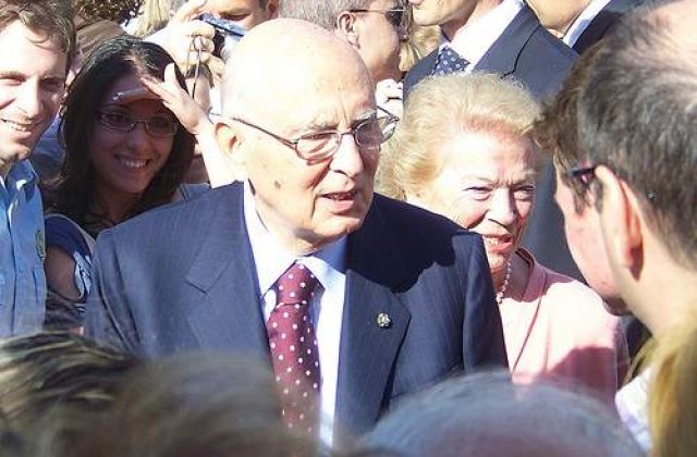 Presedintele Italiei, Giorgio Napolitano, in vizita in Romania