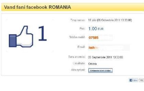 Ce mai vand romanii? Fanii de pe Facebook