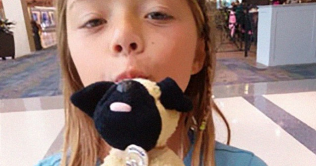 Surpriza facuta unei fetite care isi pierduse jucaria de plus favorita