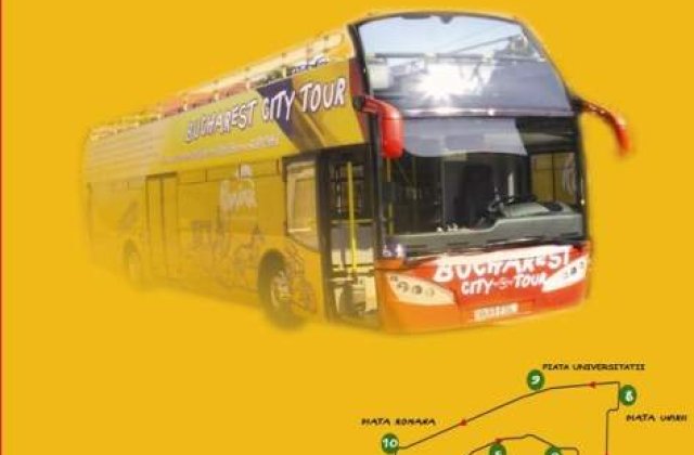 Autobuzele turistice din Bucuresti au plimbat peste 10.000 de persoane in prima luna