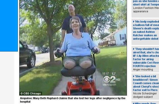 [VIDEO] S-a operat pentru a slabi, dar si-a pierdut ambele picioare