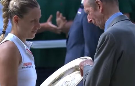 Wimbledon: Angelique Kerber a castigat finala, dupa ce a invins-o pe Serena Williams/ VIDEO