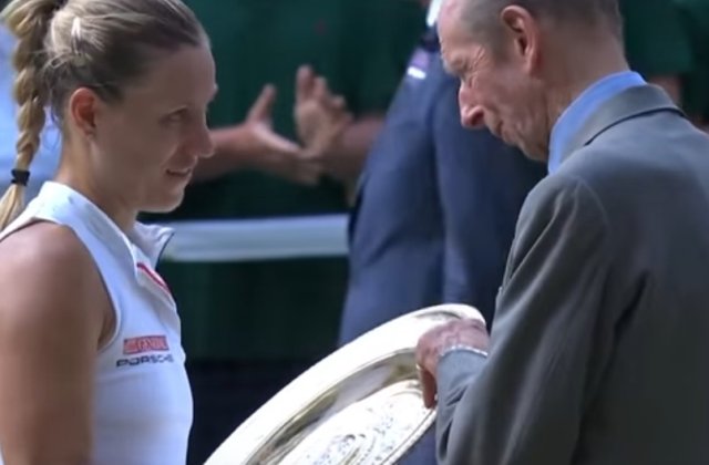 Wimbledon: Angelique Kerber a castigat finala, dupa ce a invins-o pe Serena Williams/ VIDEO