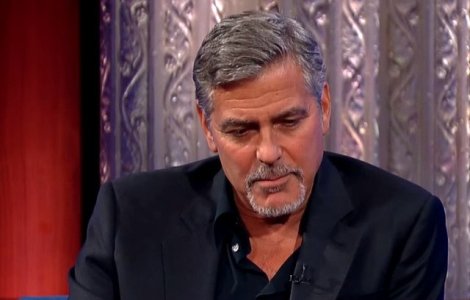 Momentul in care George Clooney a fost lovit de o masina, surprins de o camera de supraveghere/ VIDEO
