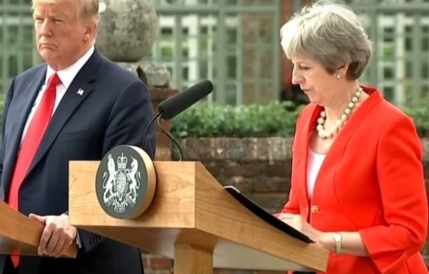 Theresa May sustine ca Donald Trump a sfatuit-o sa dea in judecata UE in legatura cu Brexit-ul