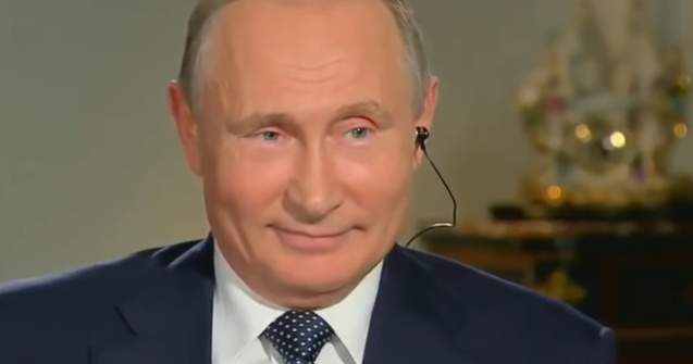 Momentul in care Putin izbucneste in ras dupa o intrebare incomoda