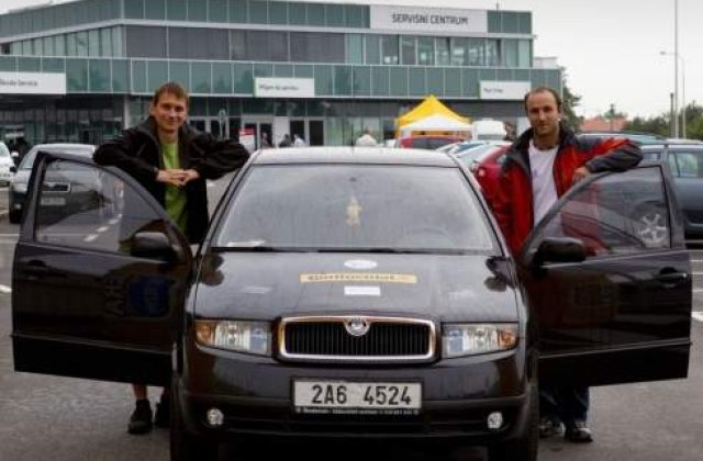 Record de economie cu vechea Skoda Fabia