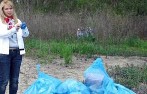 Daciana Sarbu, ambasadoarea WWF in Romania pentru 'Ora Pamantului'