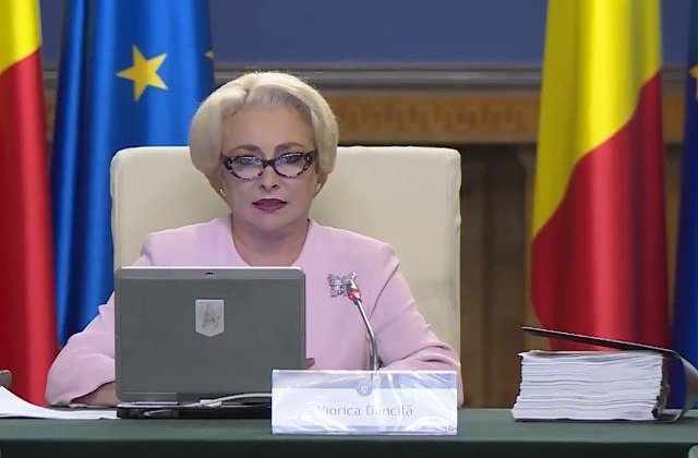 Viorica Dancila, noua gafa in mesajul transmis de Ziua Imnului National