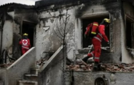 Bilantul incendiilor din Grecia a ajuns la 91 de morti