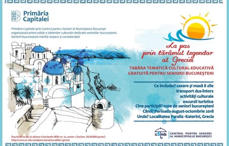 Primaria Capitalei va trimite 1.000 de pensionari in vacante all-inclusive in Grecia