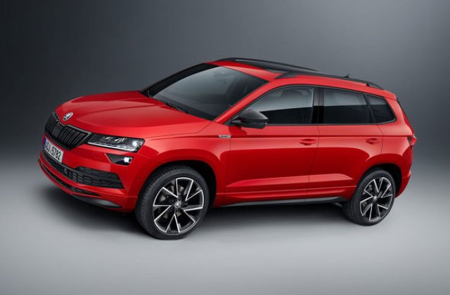 Skoda Karoq Sportline: motor pe benzina de 190 CP, elemente noi de caroserie si scaune sport