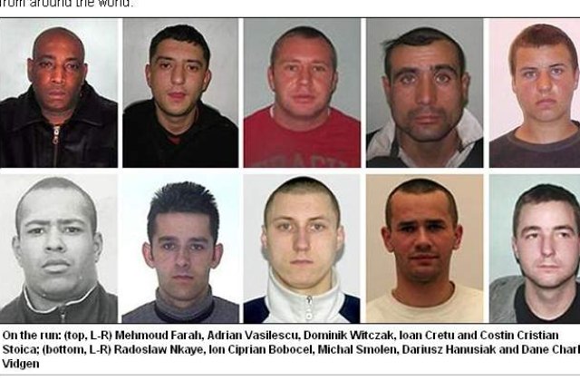 Marea Britanie: Patru romani, pe lista celor mai periculosi infractori