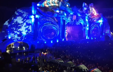 Un incendiu a izbucnit la evenimentul de deschidere al festivalului UNTOLD/ VIDEO