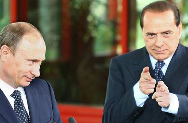 Putin si Berlusconi, prieteni si in politica si la petreceri