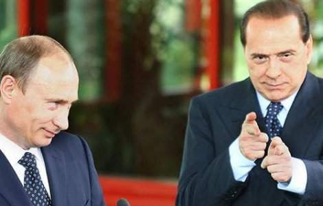 Putin si Berlusconi, prieteni si in politica si la petreceri