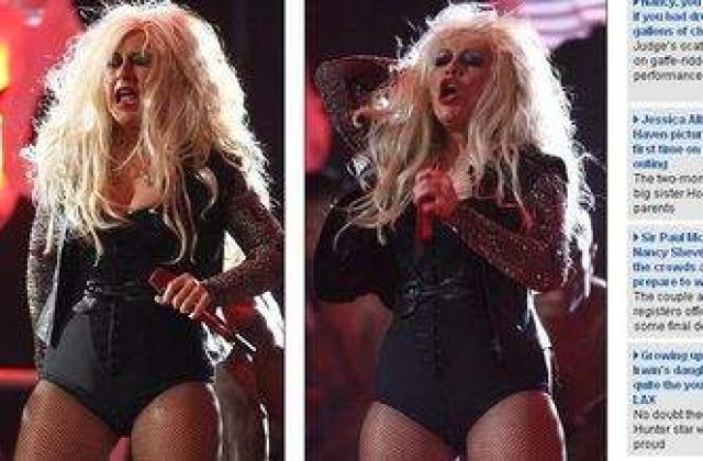 Christina Aguilera, pe urmele lui Britney Spears?