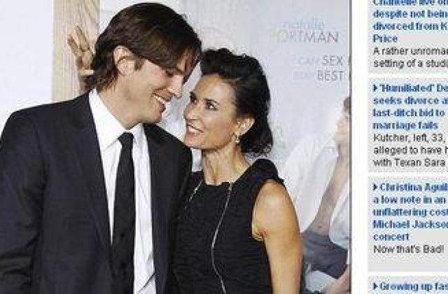 Umilita, Demi Moore intenteaza divort