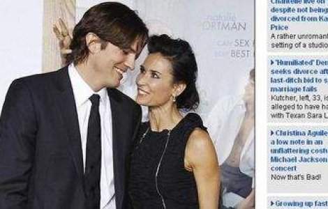 Umilita, Demi Moore intenteaza divort