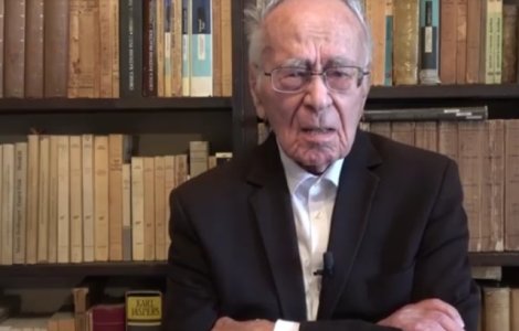 Filosoful Mihai Sora sustine ca va continua sa mearga la proteste: Cuvantul esential este demnitate