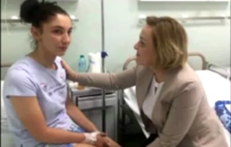 Anuntul medicilor despre starea de sanatate a femeii-jandarm agresata vineri in Piata Victoriei