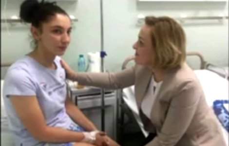 Anuntul medicilor despre starea de sanatate a femeii-jandarm agresata vineri in Piata Victoriei