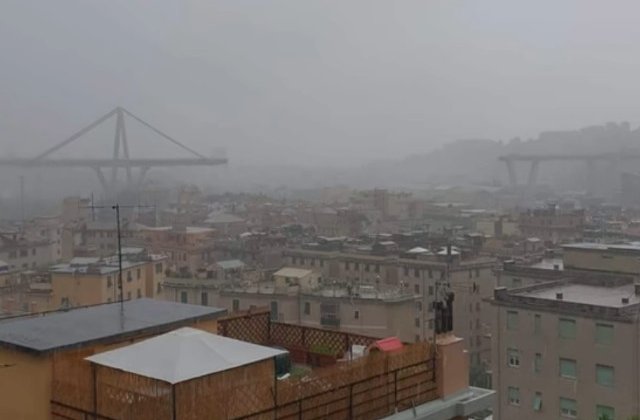 Zeci de morti in Genova, dupa ce un pod al autostrazii A10 s-a prabusit / VIDEO