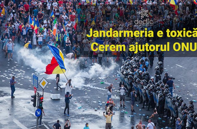 Petitia "Jandarmeria e toxica. Cerem ajutorul ONU", semnata de peste 35.000 de oameni