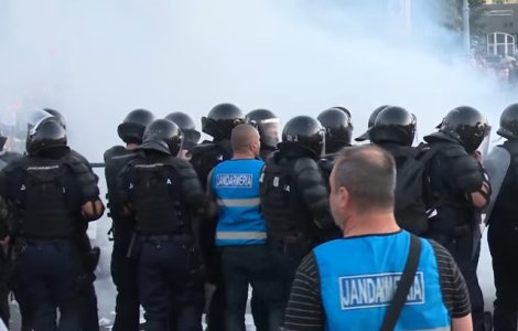Protestatar, la Parchetul Militar: Mi s-a facut baie cu gaze, jandarmii parca erau dementi