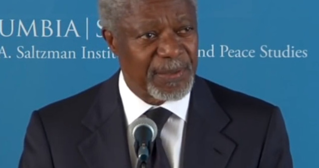 A murit fostul sef al ONU si laureat al premiului Nobel pentru pace, Kofi Annan
