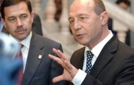Basescu catre tinerii magistrati: Nicio declaratie a presedintelui nu va influenta un judecator