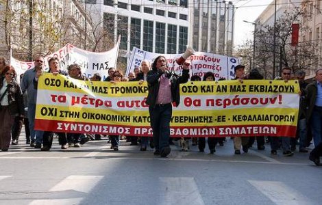 Grecia: A doua zi de greva, manifestatiile continua