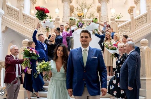 Primele imagini de la cununia fiului lui Liviu Dragnea