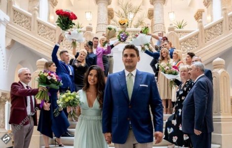 Primele imagini de la cununia fiului lui Liviu Dragnea