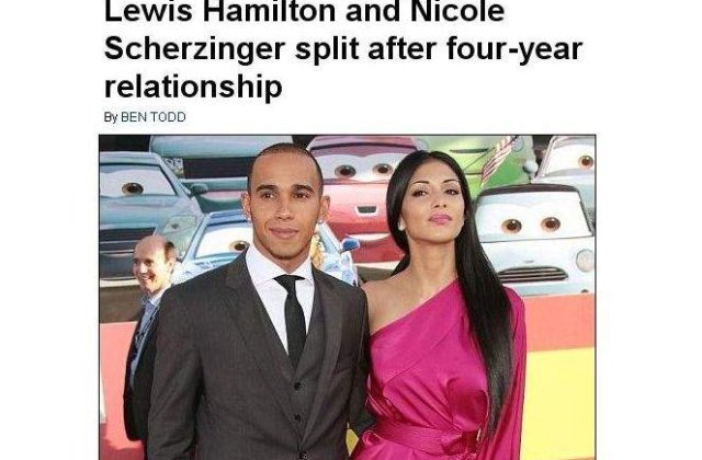 Lewis Hamilton si Nicole Scherzinger s-au despartit