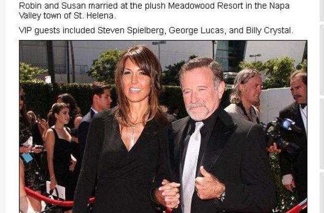 Robin Williams s-a casatorit