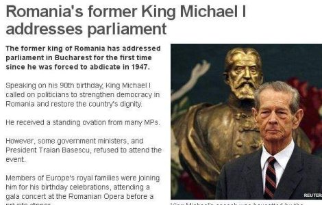 Ce spune presa internationala despre discursul Regelui