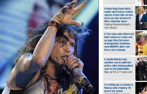 Cum arata Steven Tyler dupa ce a cazut in dus
