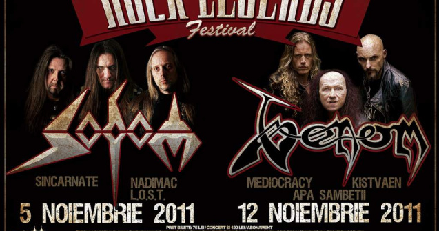 Mini-festivalul Rock Legends, intre 5 si 12 noiembrie la Arenele Romane
