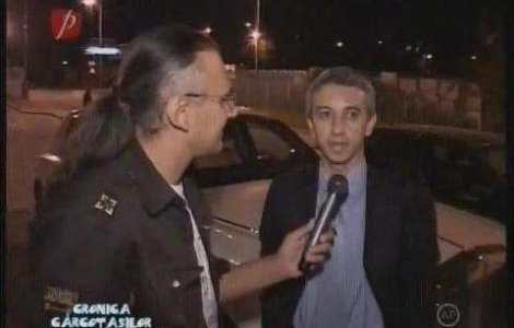 Masina lui Dan Diaconescu a ajuns in raul Dambovita