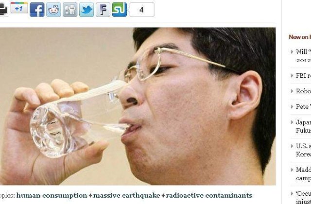 Tu ai bea apa din centrala Fukushima?