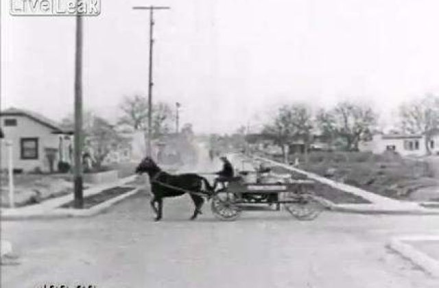 [VIDEO] Cel mai vechi accident din lume surprins in imagini