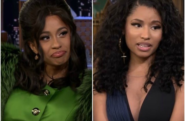 Cardi B si Nicki Minaj s-au luat la bataie la o petrecere organizata la Saptamana Modei de la New York/ VIDEO