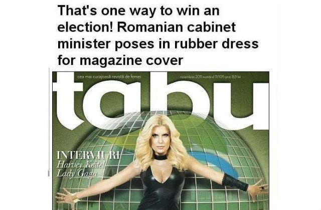 Ce scrie presa straina despre pictorialul Elenei Udrea