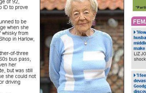 La 92 de ani ca la 18?