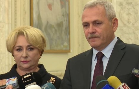 Dancila: Nu demisionez. Dragnea: Se incearca acoperirea multor adevaruri