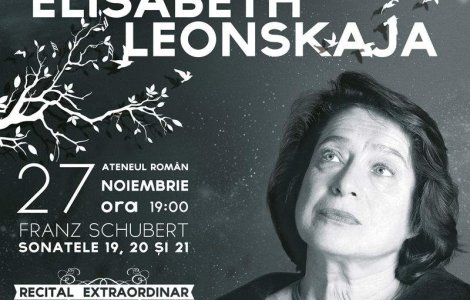 Elisabeth Leonskaja concerteaza pentru Muzeele Minovici