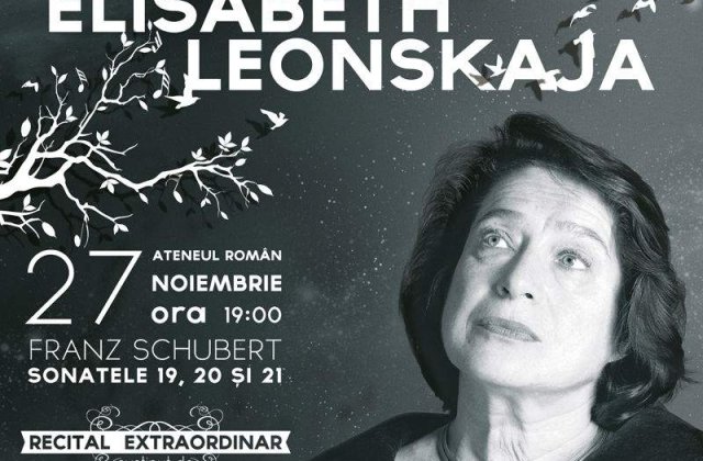 Elisabeth Leonskaja concerteaza pentru Muzeele Minovici