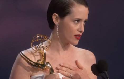 Emmy 2018: Claire Foy, desemnata cea mai buna actrita dintr-un serial dramatic/ VIDEO
